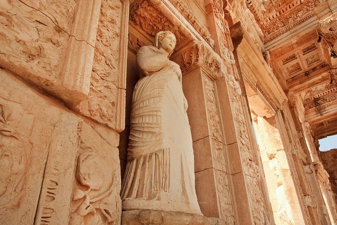 Best of Ephesus Tour - Basilica of St. John: Justinian-era stone over a debated tomb