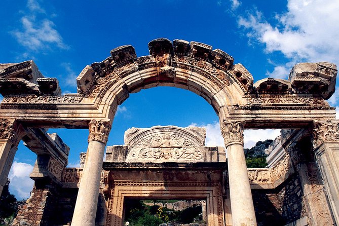 Ephesus Skip Line Tour From Kusadasi Port - Entering Ephesus through the Magnesia Gate: start with the right frame