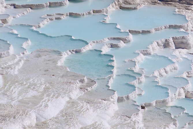 Full Day Pamukkale Terraces and Hierapolis Ruins Tour - Timing, pickup, and the 14-seater Mercedes minibus reality