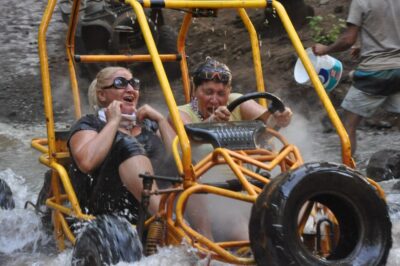 Kusadasi: Buggy Safari with pick up service - The buggy route: river wildlife, sea views, and sandy trail time