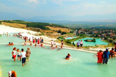 Pamukkale and Hierapolis Full-day Guided Tour from Kusadasi - Hierapolis Roman Ruins: Ruins Plus Thermal Baths in One Hour