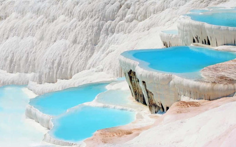 Pamukkale and Hierapolis: Full-Day Private or Group Tour - Hierapolis ruins with a guide: Roman Theater, Necropolis, Apollo