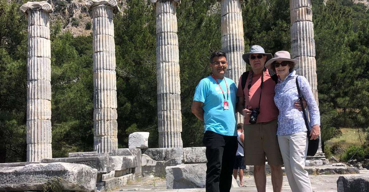 Priene, Miletos and Didyma Tour with Lunch - Priene: a perfectly sized ruin with a steep side