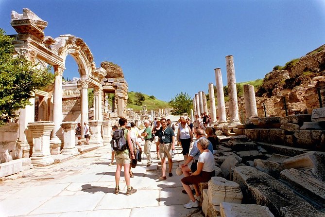 Private Tour of Ephesus,House of Mother Mary &Artemis Temple from Izmir - Entering Ancient Ephesus: Marble Street and the Library of Celsus