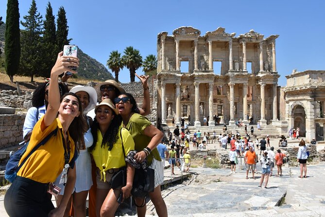 SKIP LINES Private Ephesus Tour for Cruise Guests ON TIME RETURN - Ephesus Ancient City in 2 hours: Celsus, theater, Trajan, and more